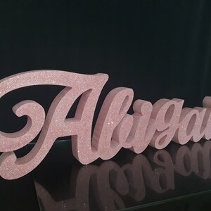 Letrero 3D grande de poliestireno expandido en oro rosa de 30 cm, personalizado con nombre, letras, nombre y edad, números 3D, letra grande independiente de poliestireno expandido, candelabro para quinceañeras.