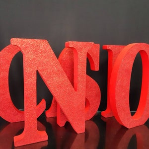 Letras de espuma de poliestireno 3D 15", números de espuma 15 pulgadas, letras grandes de pie, decoración de la ducha del bebé, decoración del partido, número de bloque y leters