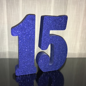 Letras de espuma de poliestireno 3D 15 ", números de espuma de poliestireno de 15 pulgadas, letras independientes grandes, decoración de baby shower, decoración de fiesta, número de bloque y leterr