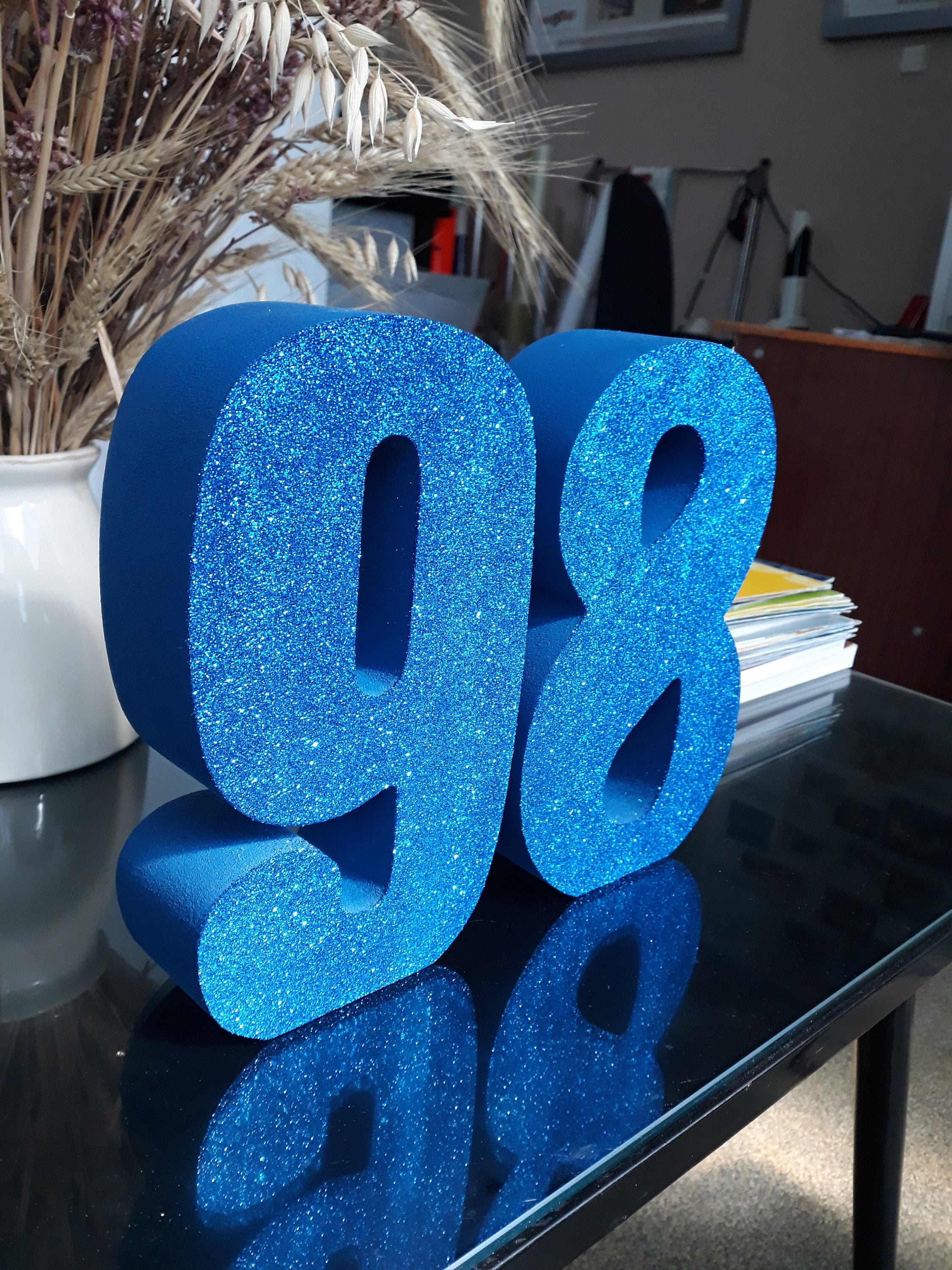 Chiffre 3 En Polystyrène 3D - 25 Cm De Haut, 4 Cm D'épaisseur, Pour Décorations, Enseignes, Personnalisation