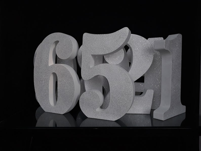 Styrofoam Letters 3D 20foam Gold Numbers 20 Etsy UK