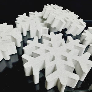 Snowflake Styrofoam Glitter,decorative Snowflake, Christmas Snowflake ...