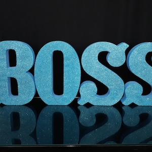 Letras de espuma de poliestireno plata 3D 15", números de espuma 15 pulgadas, grandes letras de pie, decoración de la ducha del bebé, decoración del partido, número de bloque y leters