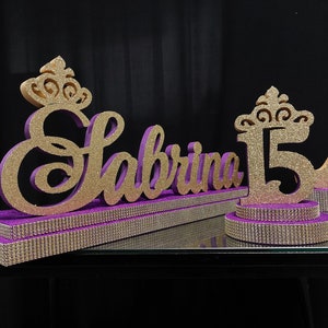 Sweet 16 Candelabra poliestireno, SET Sweet 16, Zapato central en soporte, Candelabro Quinceanera, Pieza central de iluminación de velas Mitzvah