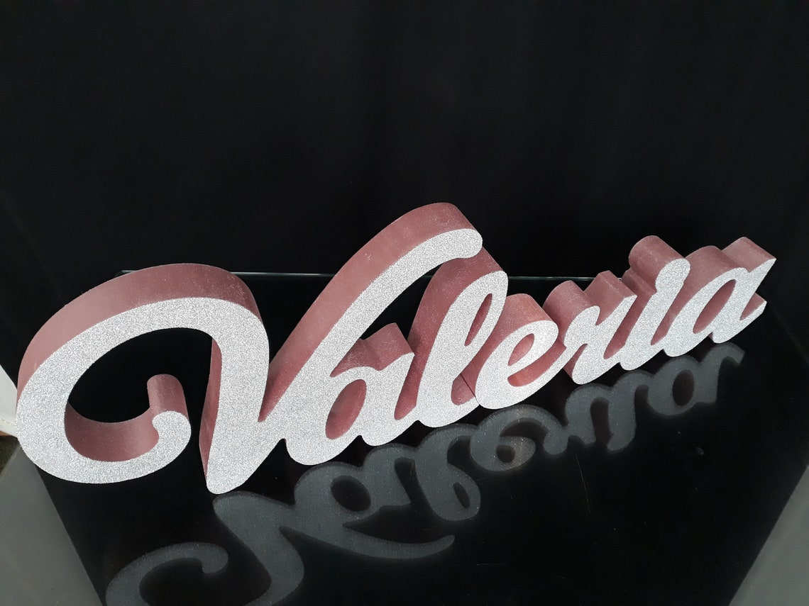 Big Rose Gold 3D Sign 12 Styrofoam Custom Name Letters - Etsy