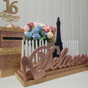 SET Candelabra foam and Cardbox Paris, Sweet 16 Candelabra, Quinceanera Candelabra,Bar & Bat Mitzvah, Candle Lighting Centerpiece