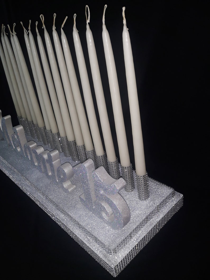 Sweet 16 Candelabra Quinceanera & Mitzvah Candle Lighting Etsy