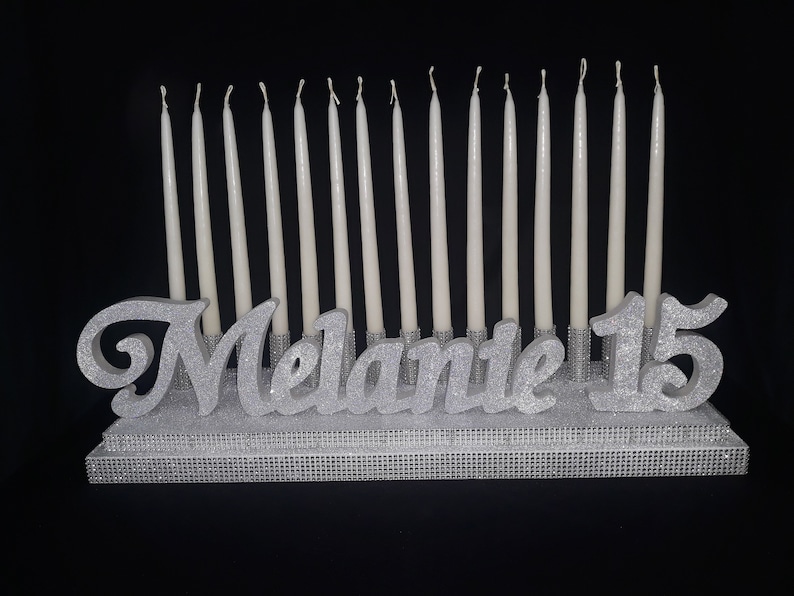 Sweet 16 Candelabra Quinceanera & Mitzvah Candle Lighting Etsy