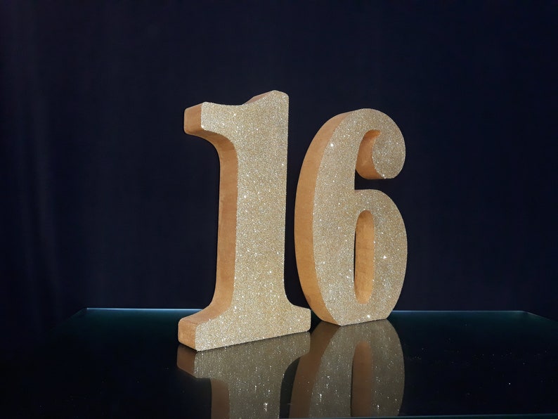 Styrofoam letters 3D 20foam gold numbers 20 Etsy