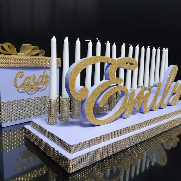 Sweet 16 Candle Ceremony Holder Etsy
