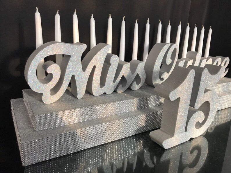 Big Candelabra Sweet 16 quinceanera & Mitzvah Candle Lighting Etsy