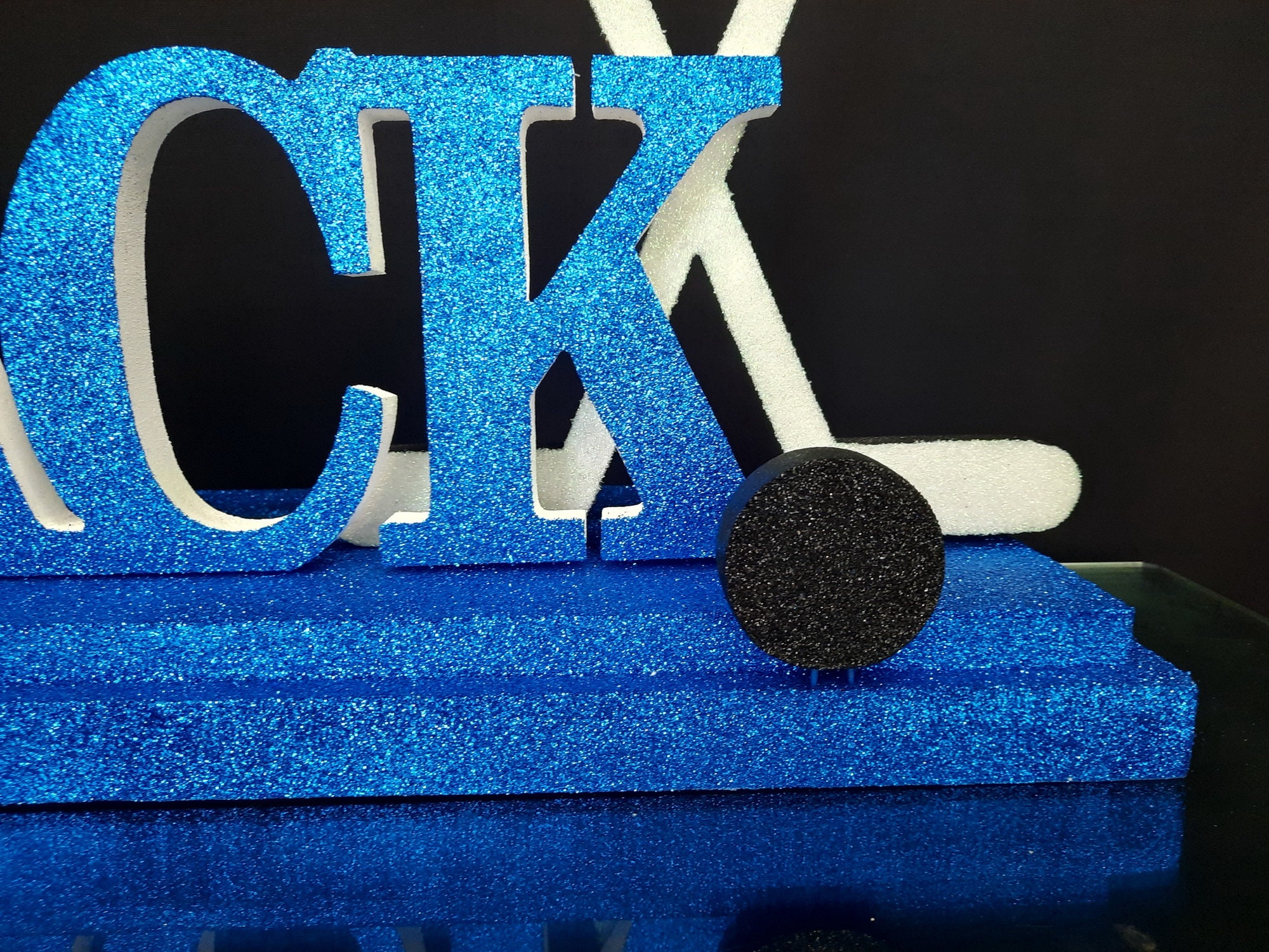 Hockey theme Bar mitzvah hockey birthday Sweet 16 Candelabra Etsy