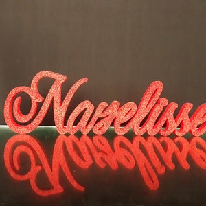 Custom Name 3D Foam Glitter,foam Letters Name,3d Name,free Standing ...