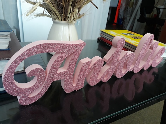 Styrofoam block cheap letters