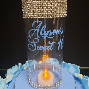Quinceañera Centerpieces Tables,sweet 16 Centerpieces Fortable,luminary ...