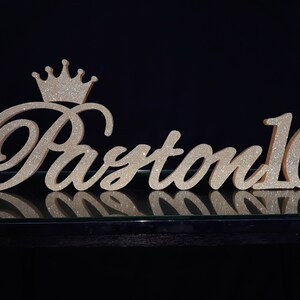 Girl glitter custom name foam 3D,Gold foam letters name age block,3D numbers sweet 15,Bar&Bat Mitzvah foam letters name,sweet16 candelabra