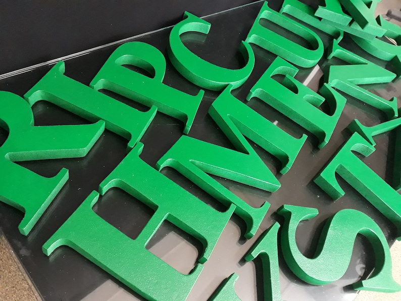 3D Styrofoam Letters 1 Thicknessgrin Etsy