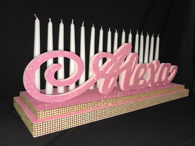 Sweet 16 Candelabra Alexa Quinceanera & Mitzvah Candle Etsy