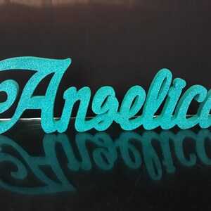 Custom Name 3D Foam Glitter,foam Letters Name,3d Name,free Standing ...