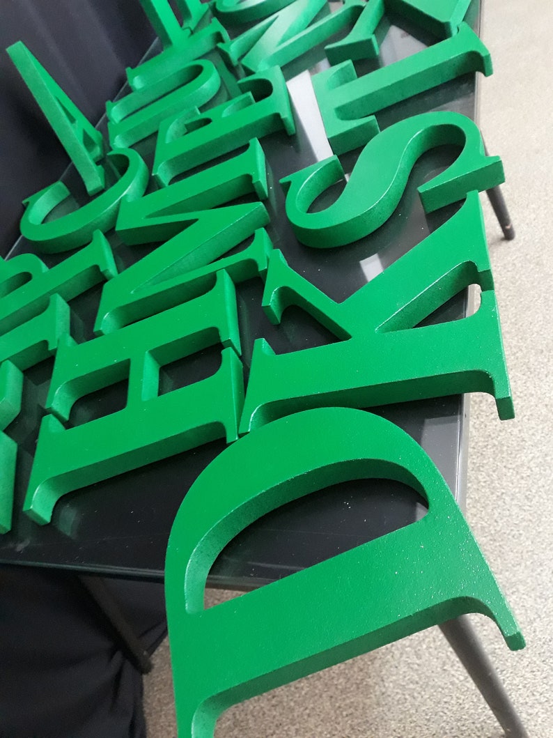 3D Styrofoam Letters 1 Thicknessgrin Etsy