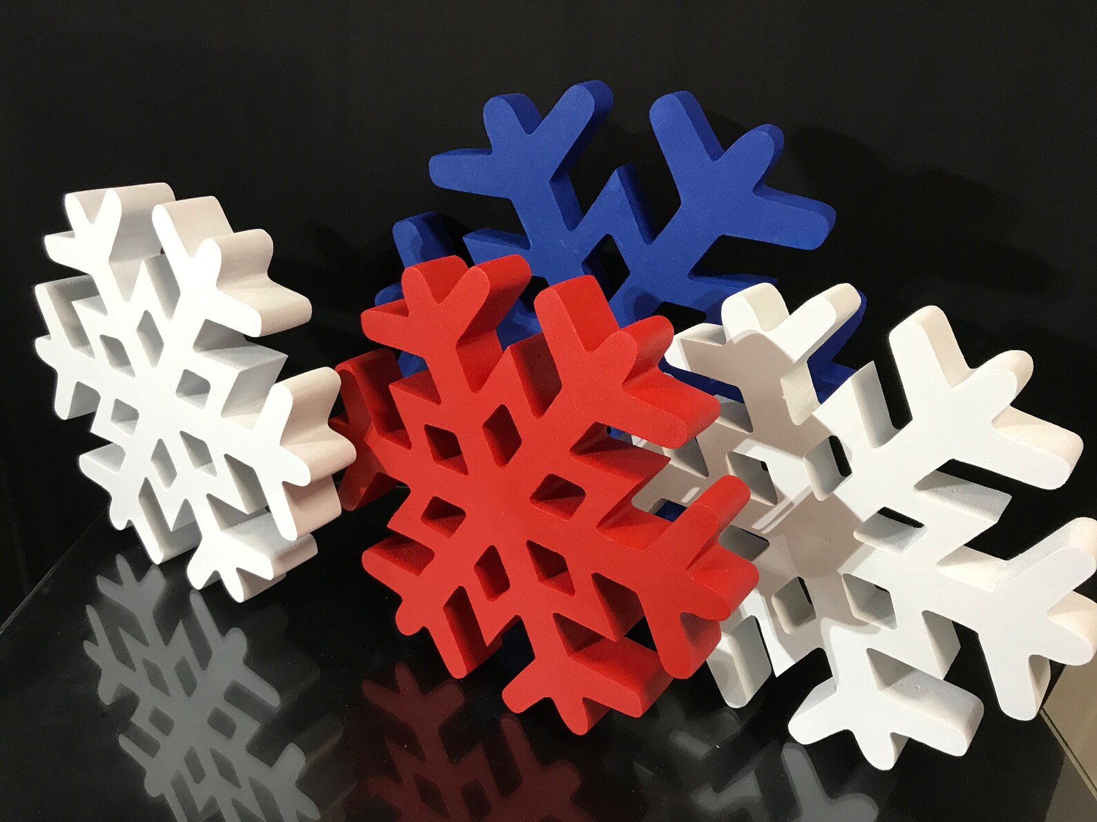Snowflake Styrofoam 10 Inchesdecorative Snowflake Christmas - Etsy
