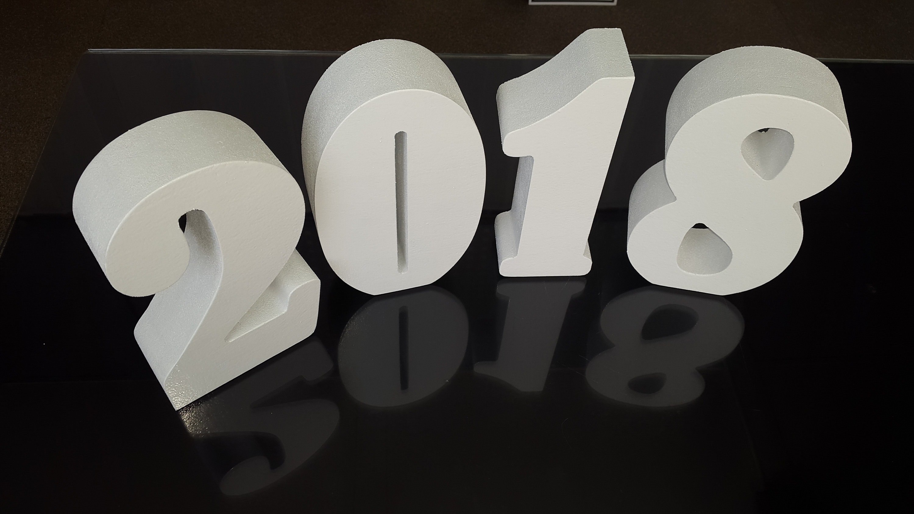 Styrofoam letters 3D 8 Styrofoam numbers 8 inchesLarge Etsy