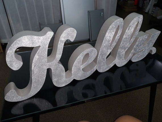 Styrofoam block cheap letters