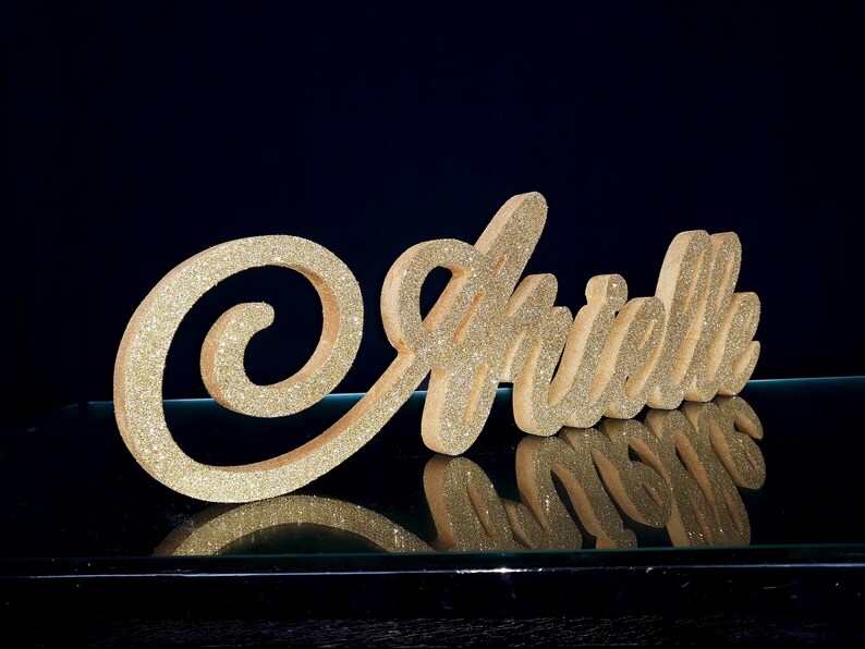 Custom name 3D foam glitterfoam letters name3D namefree | Etsy