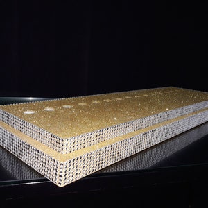 Pódio, base doce 16 candelabros, peça central de iluminação de velas Quinceanera e Mitzvah, isopor com nome 3D, letras de espuma, decoração de chá de bebê