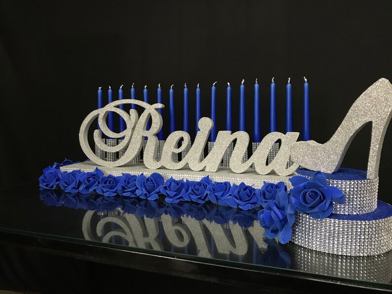 SET Sweet 16 Candelabra Foam and Centerpiece Shoe on Stand Etsy