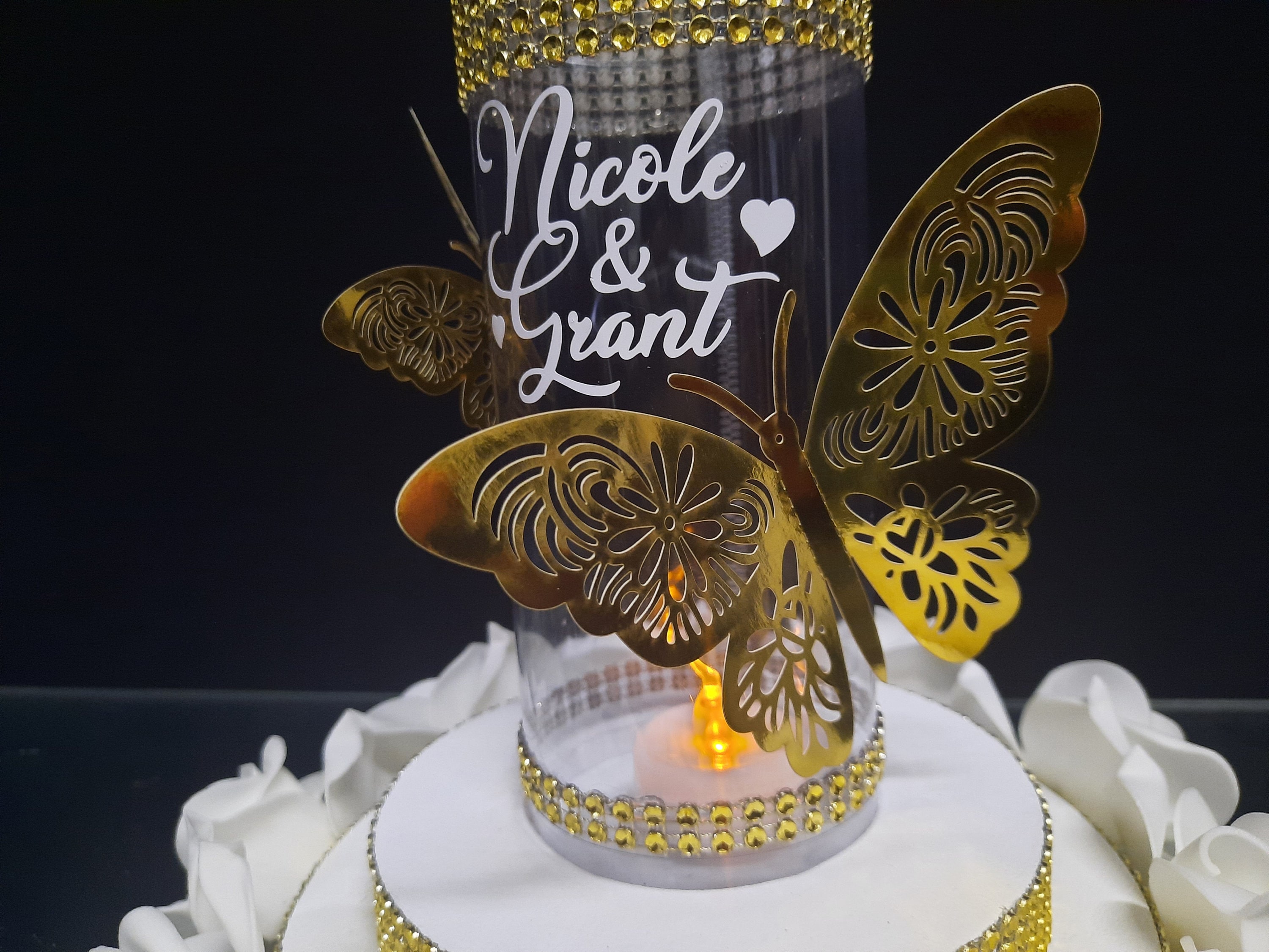 Butterflies Quinceañera Centerpieces Tablessweet 16 Etsy