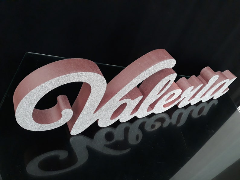 Big Rose Gold 3D Sign 12 Styrofoam Custom Name Letters - Etsy