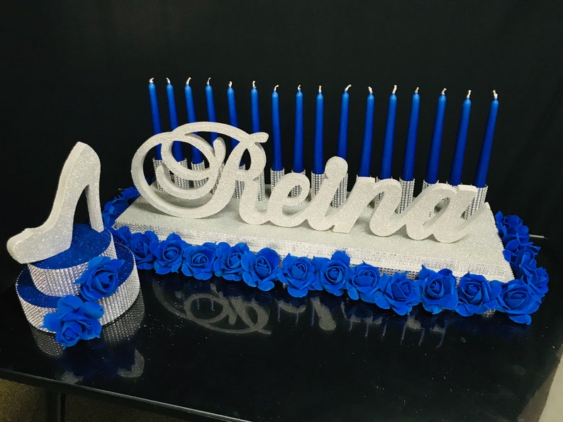 SET Sweet 16 Candelabra Foam and Centerpiece Shoe on Stand Etsy