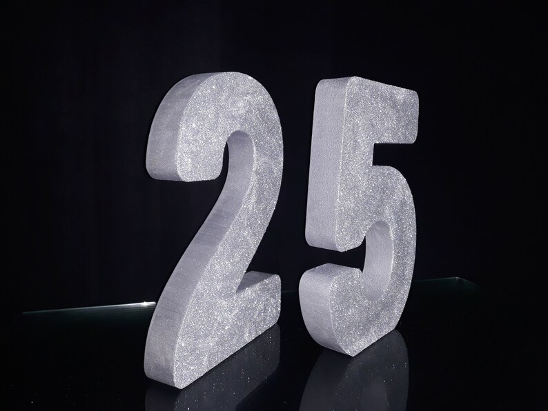 Styrofoam Letters 3D 15 Styrofoam Numbers 15 Etsy
