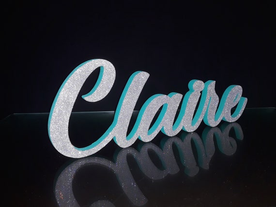 Styrofoam Custom Name 3D Name Gold Glitterfoam Letters Name - Etsy