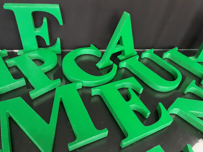 3D Styrofoam Letters 1 Thicknessgrin Etsy