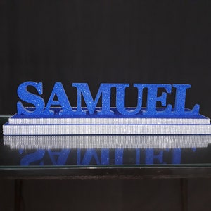Candelabra for boy on Bar Mitzvah,Bat Mitzvah ,styrofoam name boy,Mitzvah candle,Quinceanera & Mitzvah candle lighting Centerpiece,Sweet 16