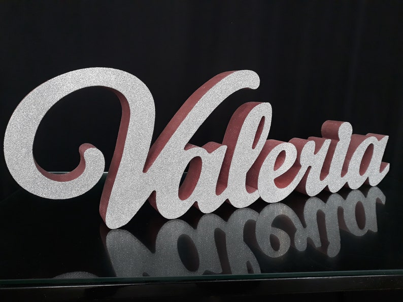 Big rose gold 3D sign 12 styrofoam custom name letters | Etsy