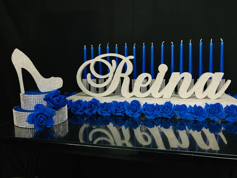 SET Sweet 16 Candelabra Foam and Centerpiece Shoe on Stand Etsy