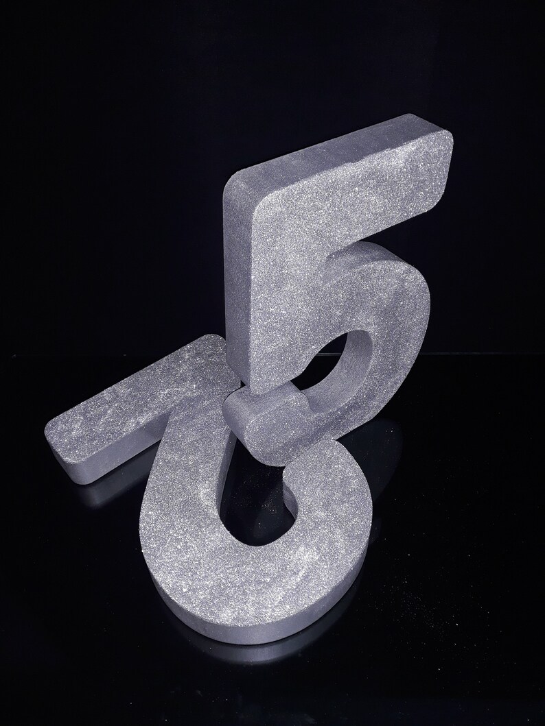 Styrofoam letters 3D 15 block number and leterr Styrofoam numbers 15 inches,Large free standing letters,baby shower decor,Party decor