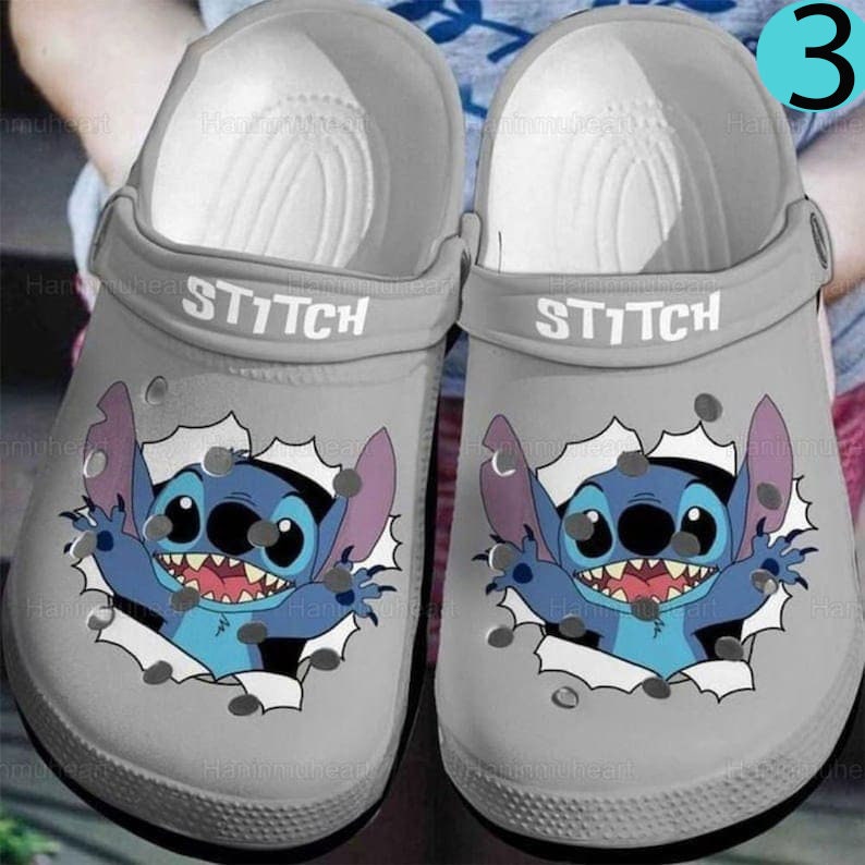 Personalized Lilo Stitch Crocband Clogs