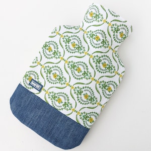 hot water bottle cover made from terry cloth