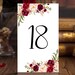 3x5 Table Numbers Printable Wedding Blank Table Number Cards 1-50 PDF ...