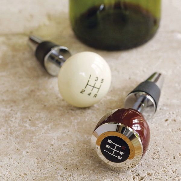 Gearstick Bottle Stopper - car gift- birthday gift for Dad - wine gift