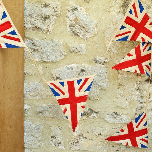 Union Jack Flag Bunting - handmade British Flags - Party bunting - British gift