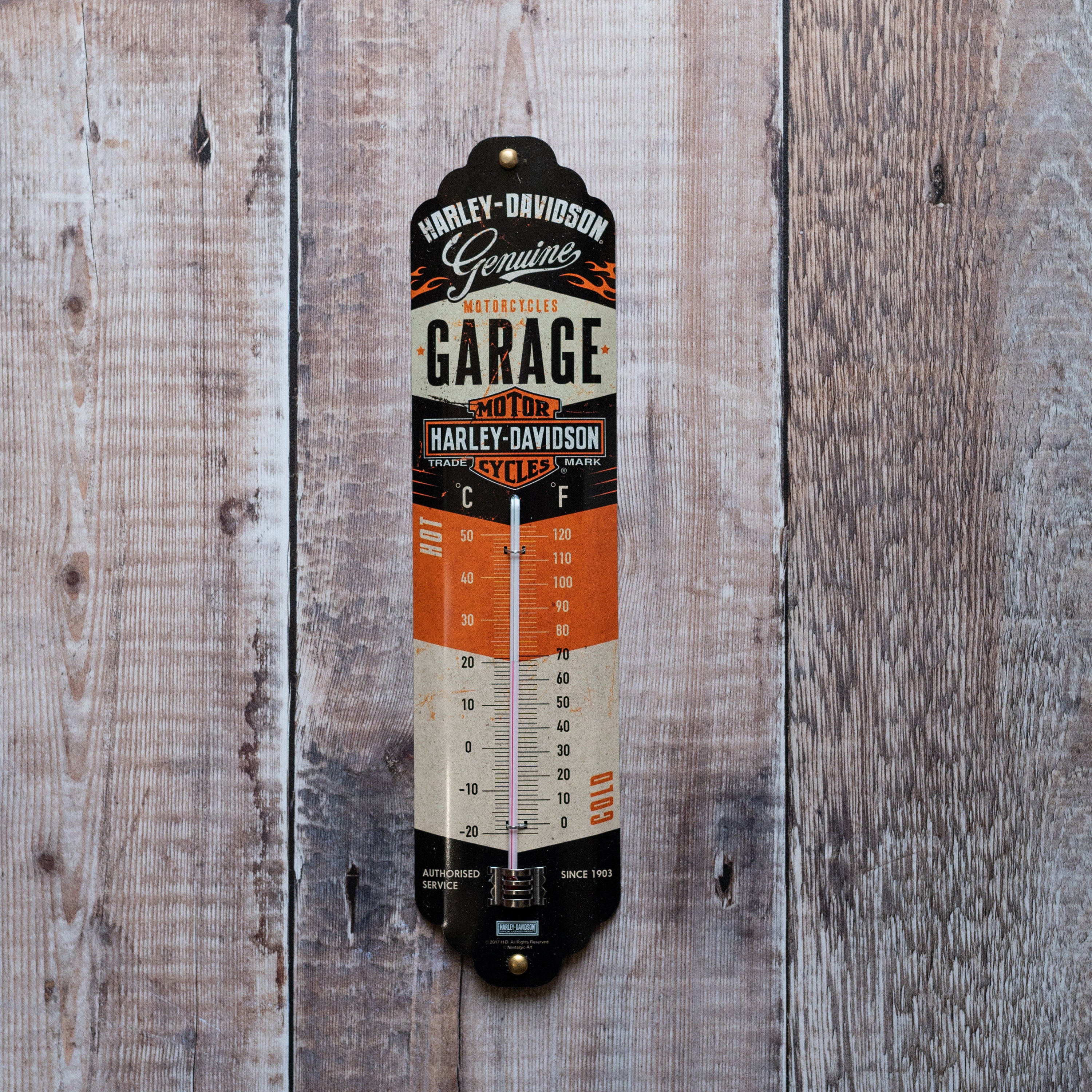 Wood Thermometers Practical Garden Office Garage Indoor Wall