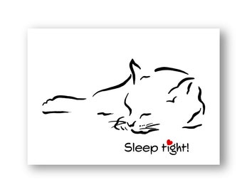 Cat Sympathy Card | Pet Bereavement Greetings Card | Cat Memorial Card | Condolences Card | Cat Loss Card | Plastic Free