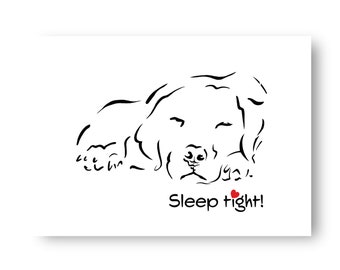 Labrador Retriever Dog Sympathy Card | Pet Bereavement Greetings Card | Dog Memorial Card | Pet Condolences Card | Dog Loss Card