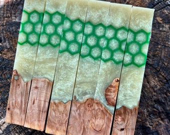 Maple Burl (Green Honey Comb)