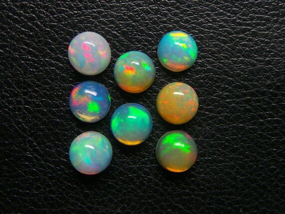 Opale éthiopienne naturelle ronde Cabochon, Welo opale, opale, opale, bijoux Opale, opale Lot 9 x 9 MM feu flamboyant, lâche Gemstone.AAA+++ 66cef0 Opale éthiopienne naturelle ronde Cabochon, Welo opale, opale, opale, bijoux Opale, opale Lot 9 x 9 MM feu flamboyant, lâche Gemstone.AAA+++ 66cef0
